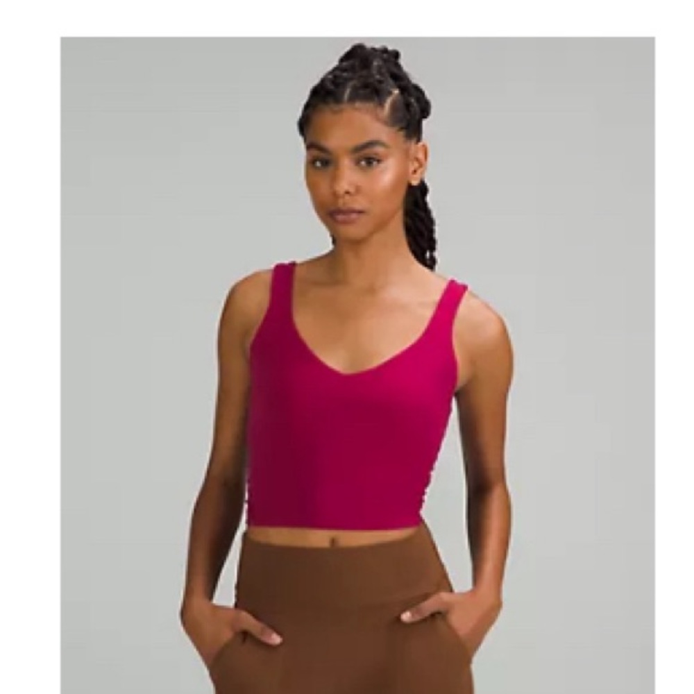 Lululemon align tank top size 6 pomegranate